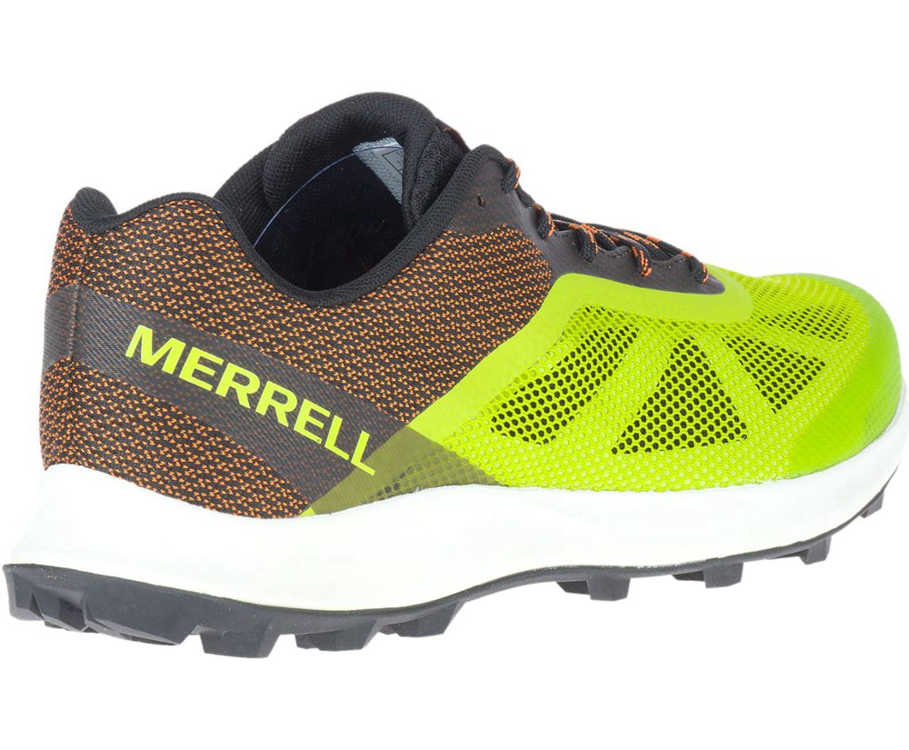 Buty Sportowe Merrell Męskie Zielone/Pomarańczowe - Mtl Skyfire - 823916-QSR